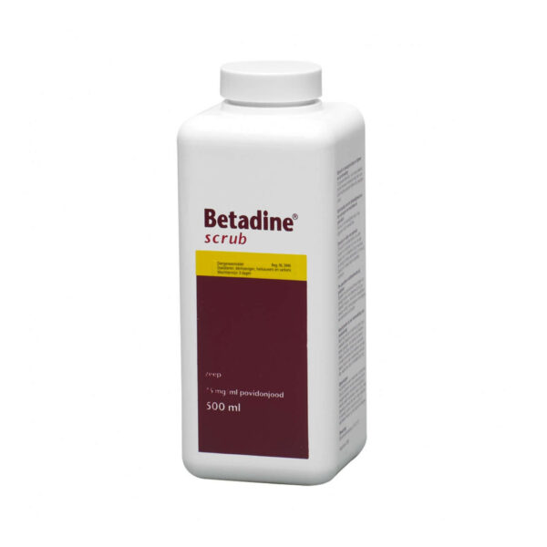 Betadine jodium scrub